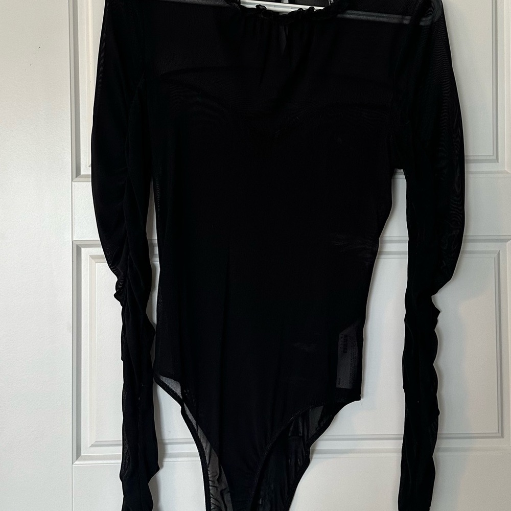 Black Long Sleeve Bodysuit